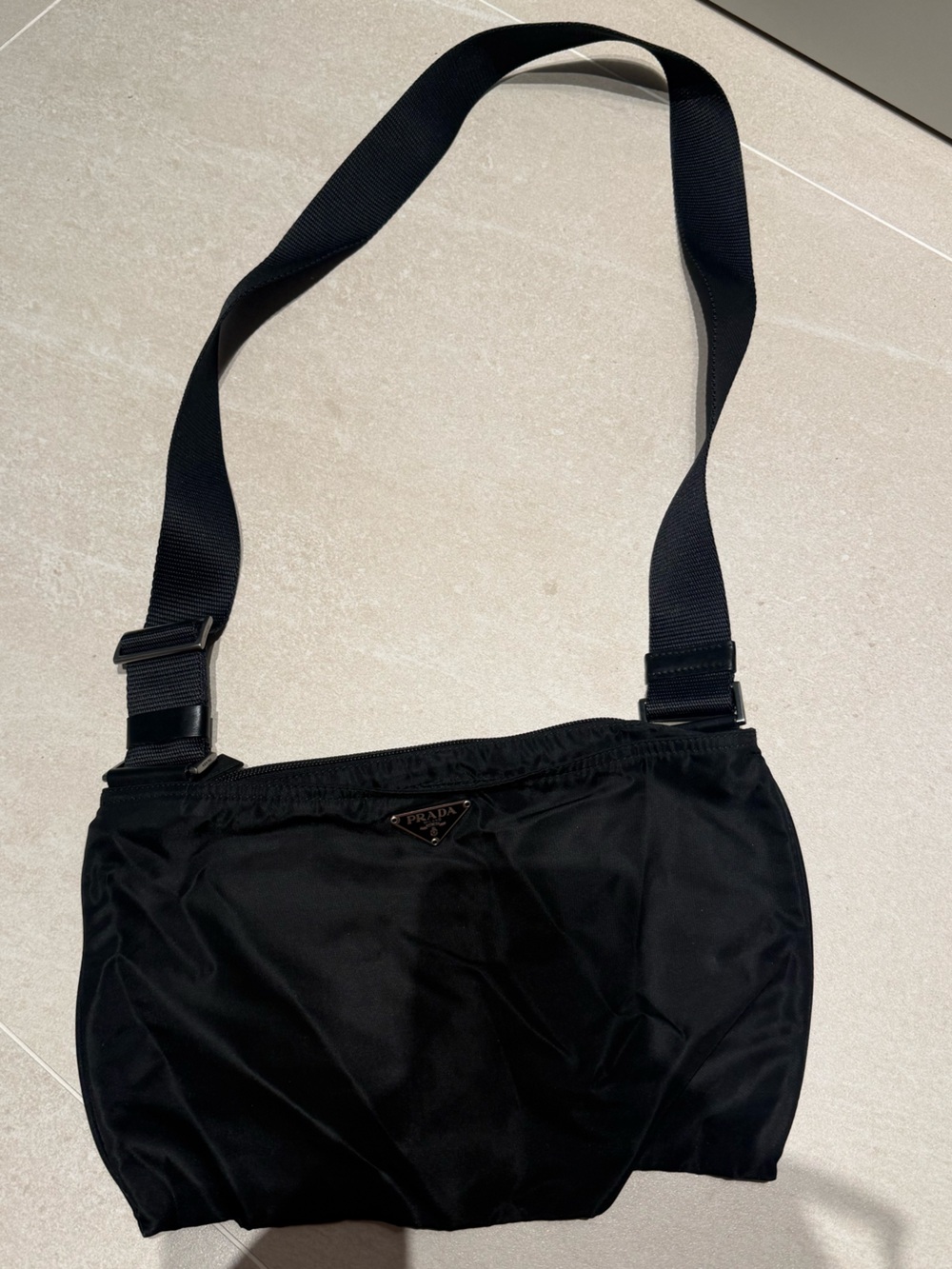 Vintage Prada Tessuto Nylon Shoulder Bag